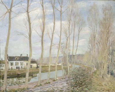 Il canale del Loing da Alfred Sisley